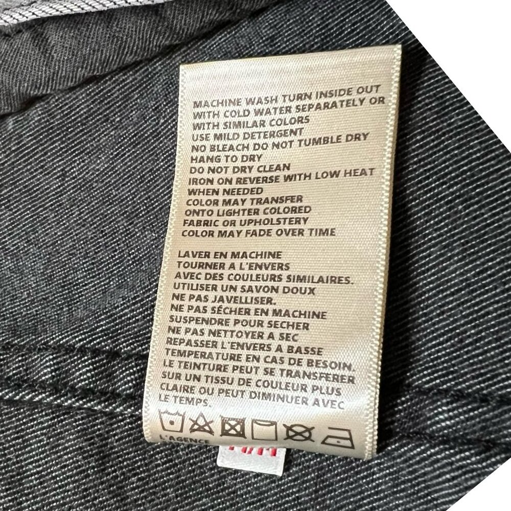 L'AGENCE Grey Denim Jacket - Picture 5 of 9